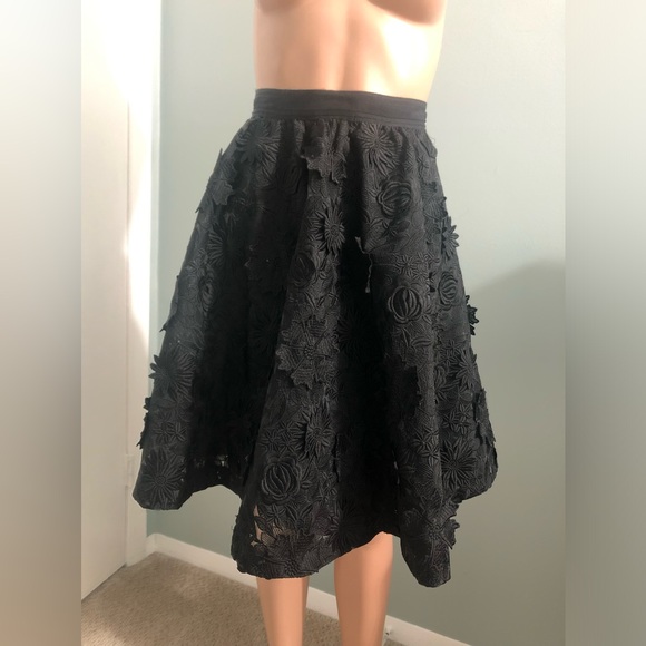 ALICE +OLIVIA WOMENS “Tevin” FULL LACED SKIRT, size  10 - Picture 2 of 13